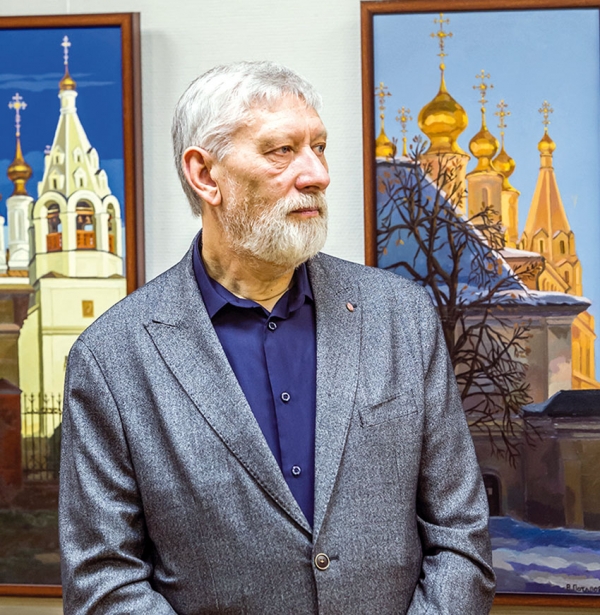 Храмы на фоне русского пейзажа